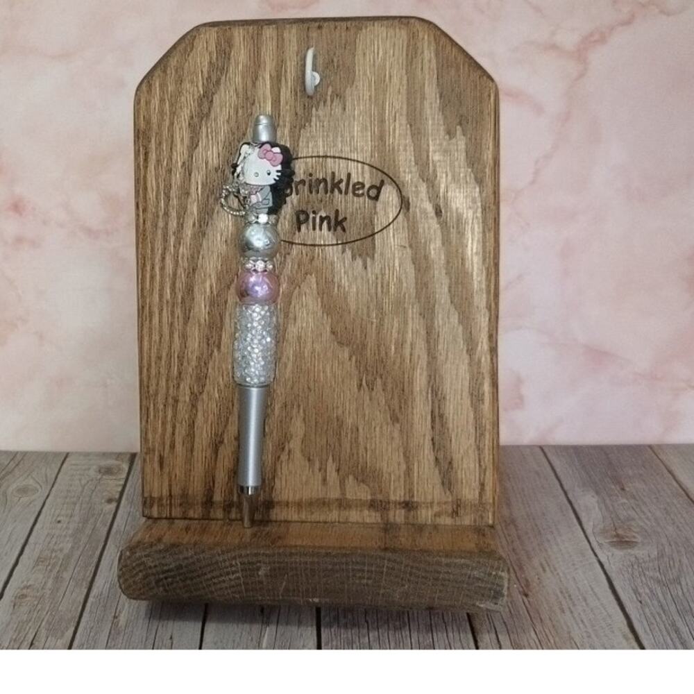 #HK-858 Handmade Beaded Pen Hello Kitty